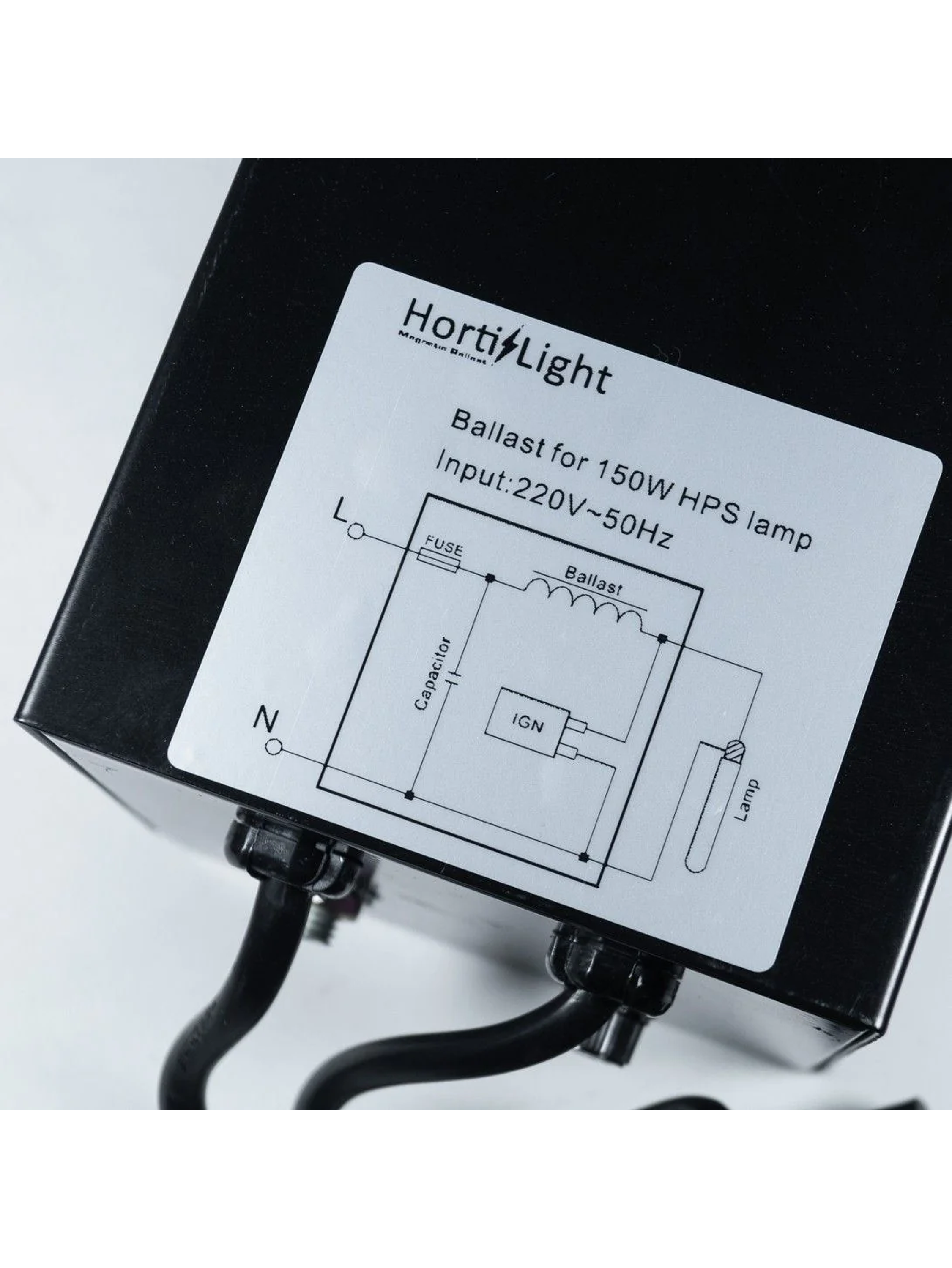 Balastro Magnetico + Cable Alargador 150W -Hortilight 4