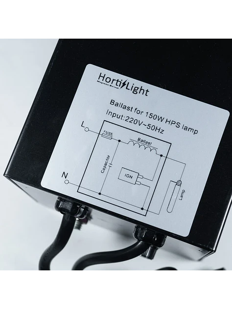 Balastro Magnetico + Cable Alargador 150W -Hortilight 4