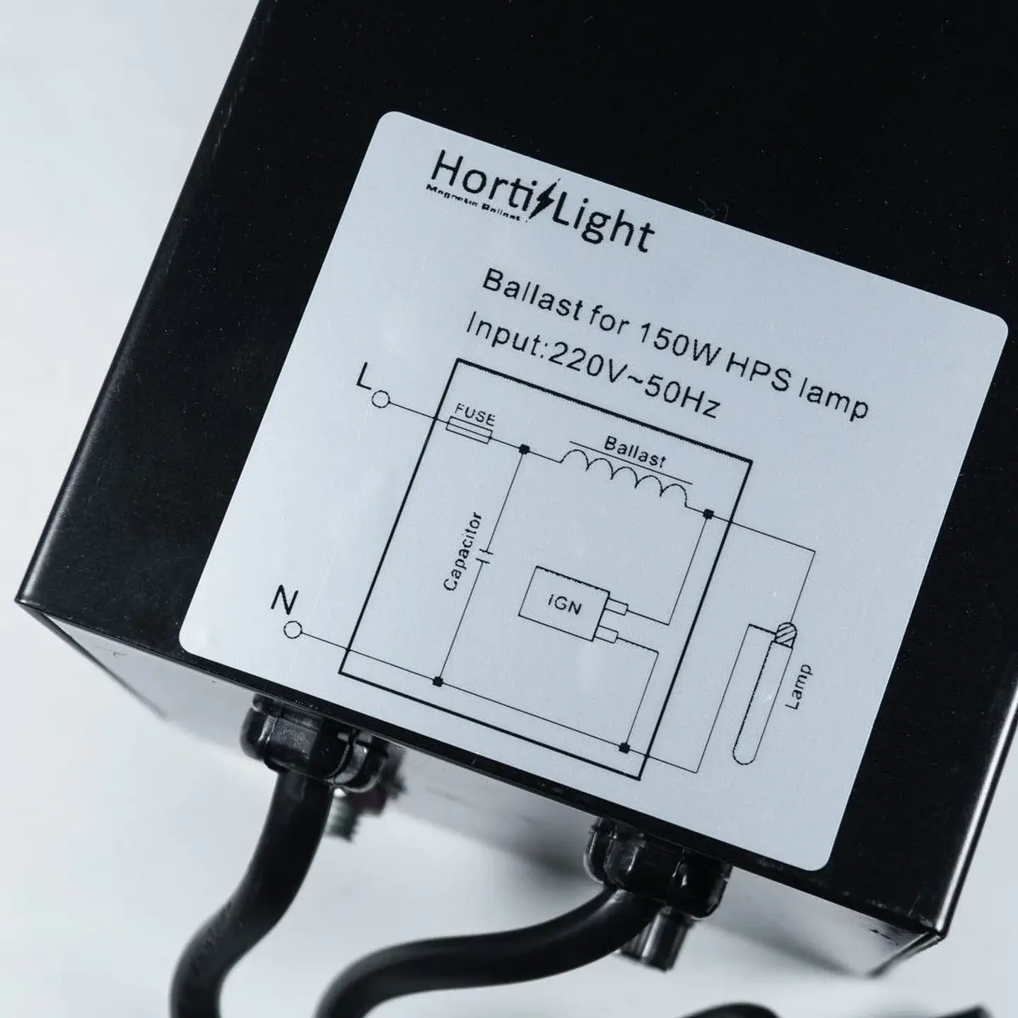 Balastro Magnetico + Cable Alargador 150W -Hortilight 4