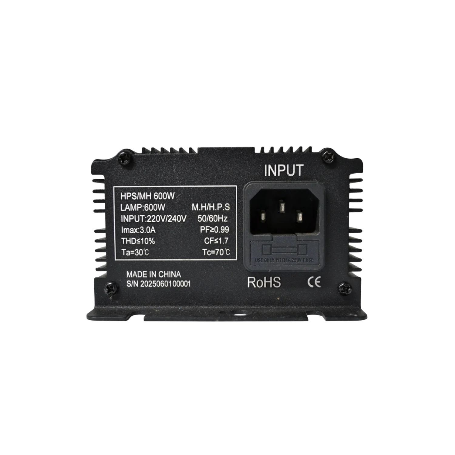 Balastro Electronico 600W - Kasvi 4