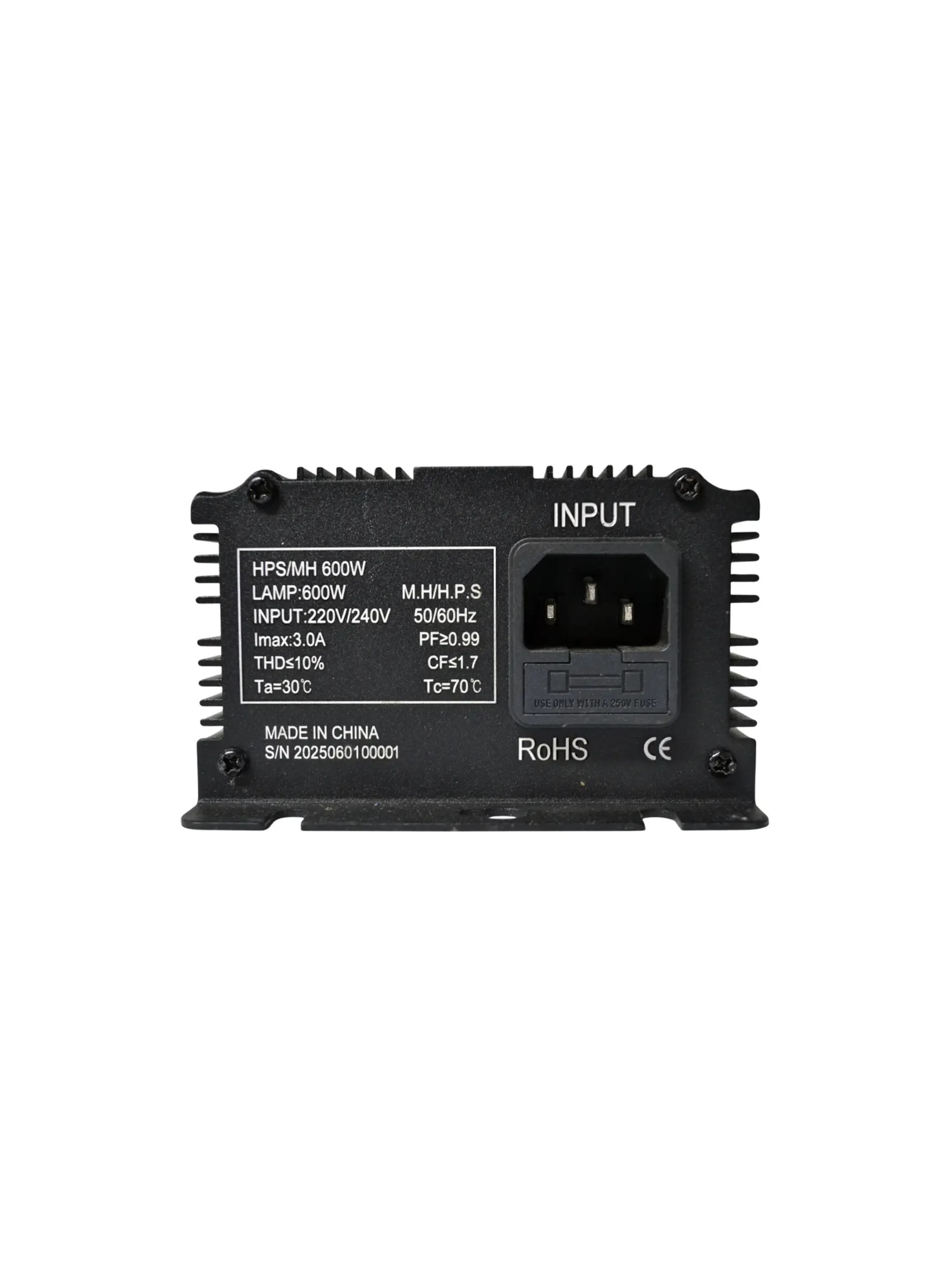 Balastro Electronico 600W - Kasvi 4