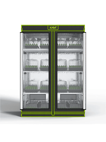 CARPA DE CULTIVO ESQUEJES CON RACK 120X60X180-CROPBOX 3