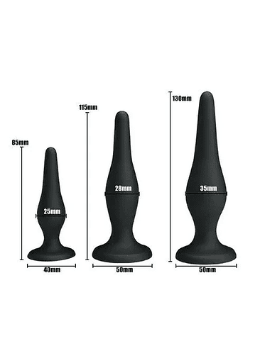 KIT ANAL 3 PIEZAS NEGRO 2