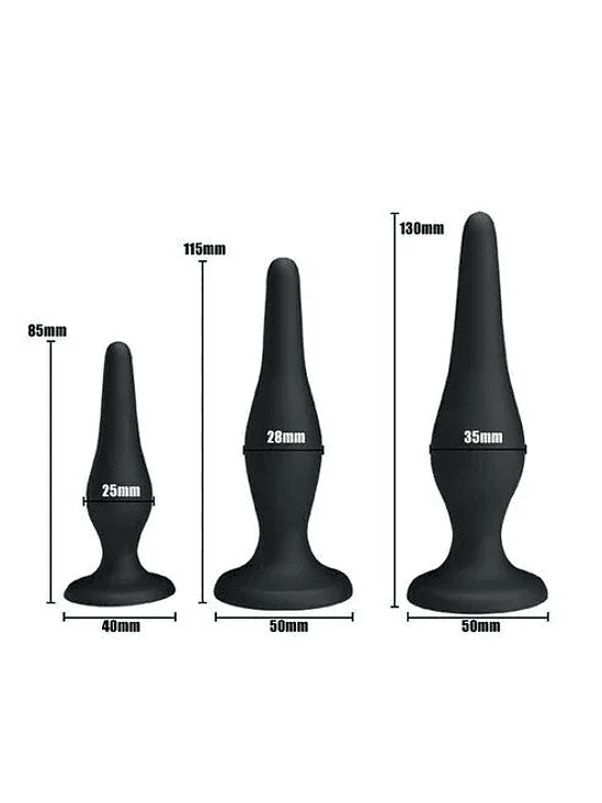 KIT ANAL 3 PIEZAS NEGRO 2