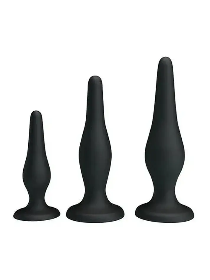 Kit Anal 3 Piezas Negro 3