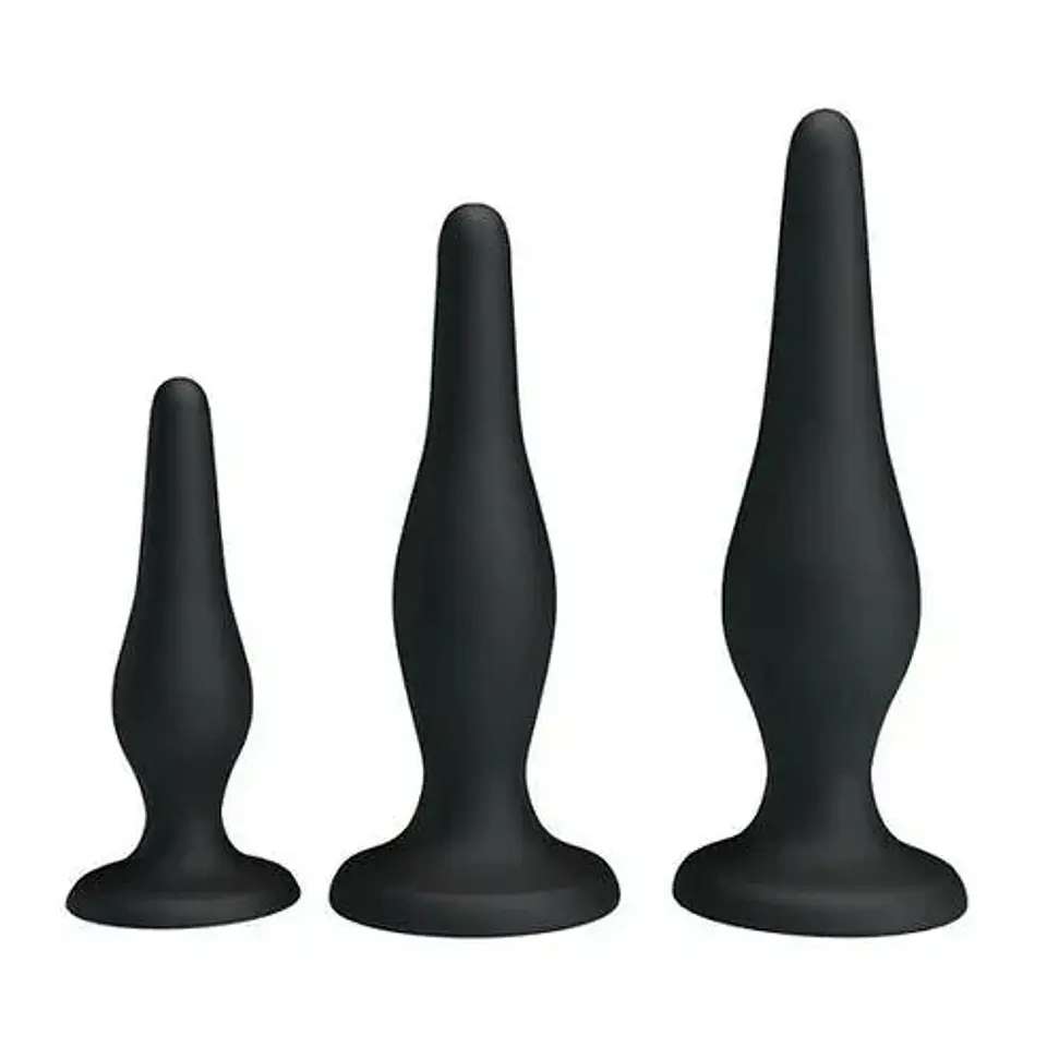 Kit Anal 3 Piezas Negro 3