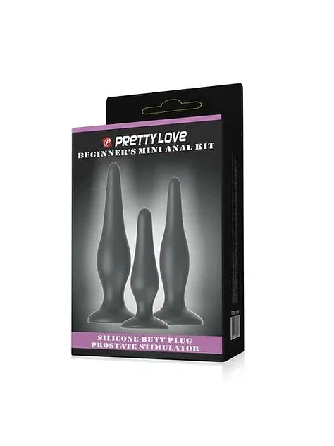 Kit Anal 3 Piezas Negro 1
