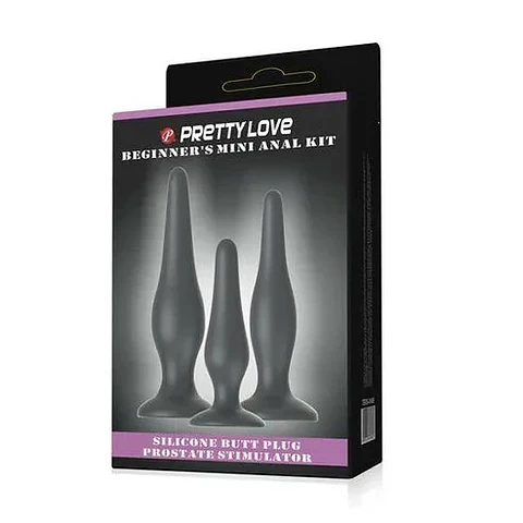 Kit Anal 3 Piezas Negro