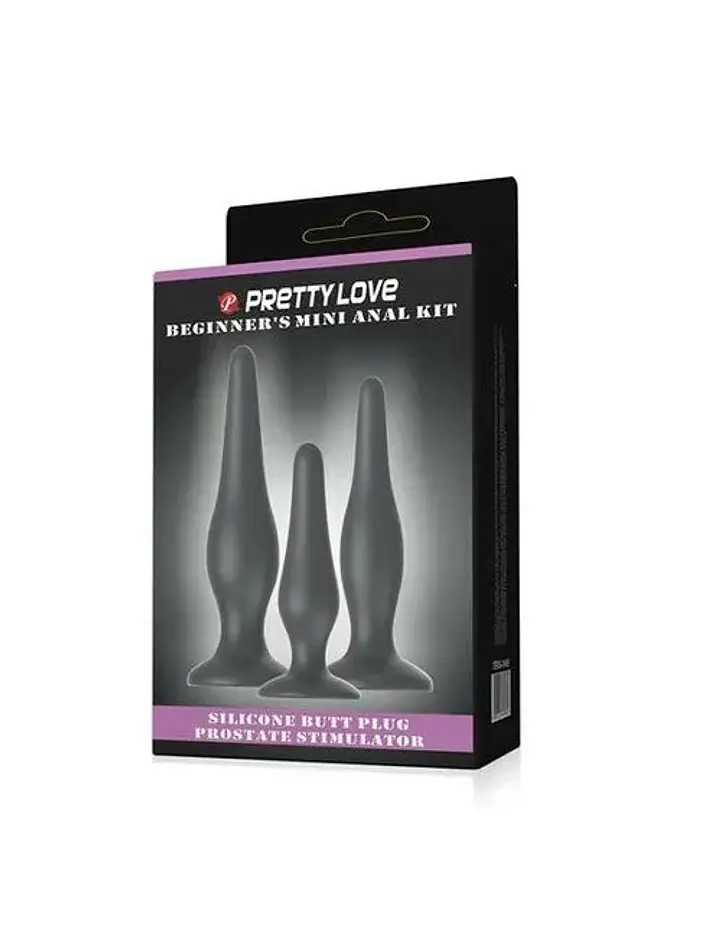 Kit Anal 3 Piezas Negro 1