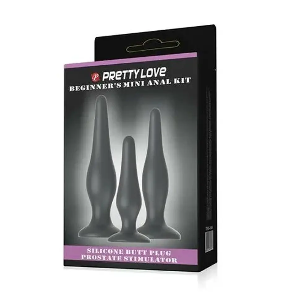 Kit Anal 3 Piezas Negro 1