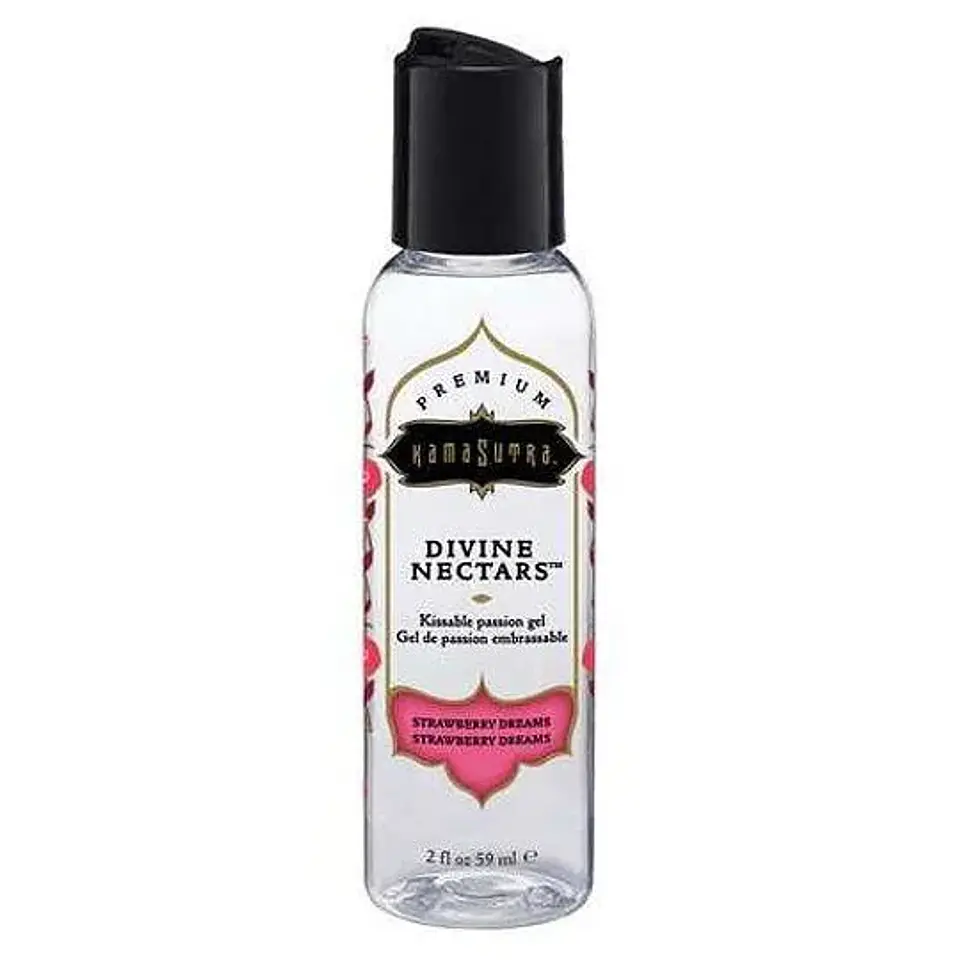 Kama Sutra Néctar Divino Frutilla - Lubricante Íntimo Besable 1