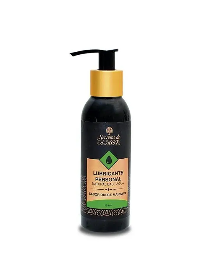 Lubricante Íntimo Sabor Manzana - Secretos de Amor 1