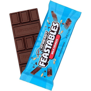 MR. BEAST FEASTABLES MILK CRUNCH CHOCOLATE BARRA 60GR