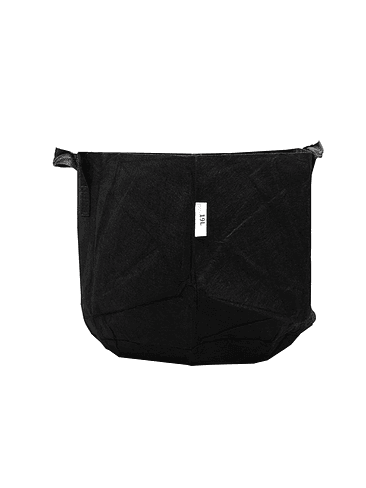 MACETA TEXTIL NEGRA 19L-KASVI 1