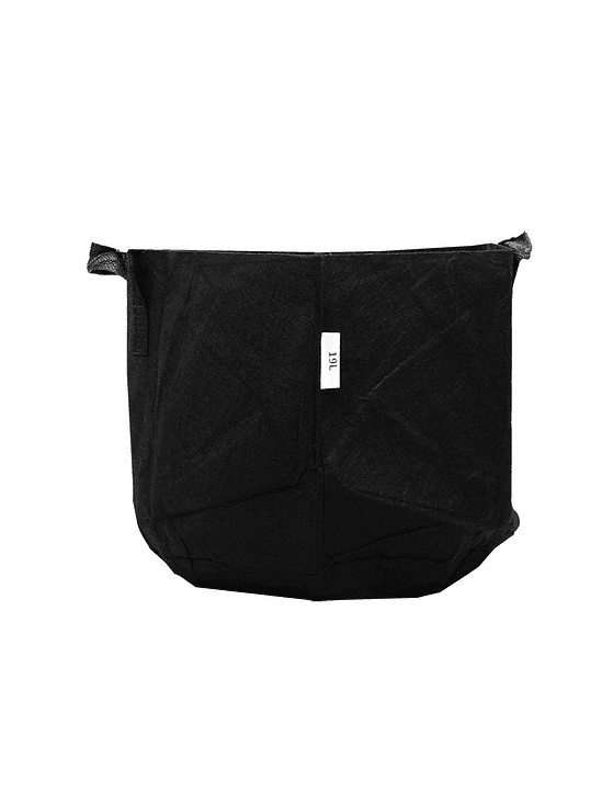 MACETA TEXTIL NEGRA 19L-KASVI 1