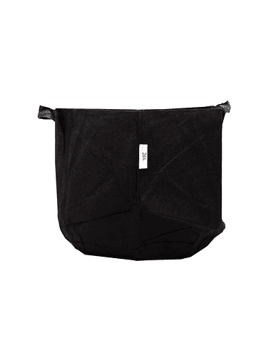 MACETA TEXTIL NEGRA 26L-KASVI 1
