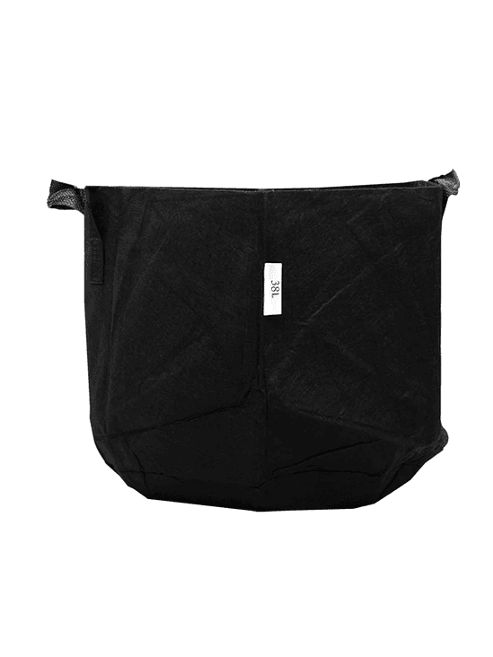 MACETA TEXTIL NEGRA 38L-KASVI 1