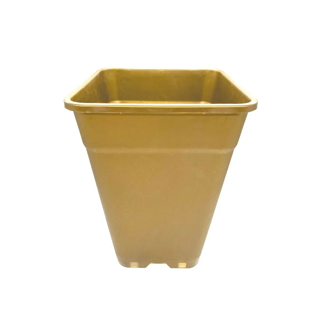 Maceta Cuadrada Dorada 18Lt 2