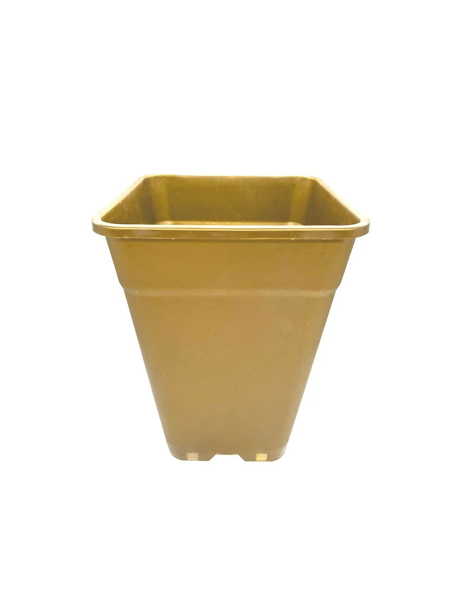 Maceta Cuadrada Dorada 18Lt 2