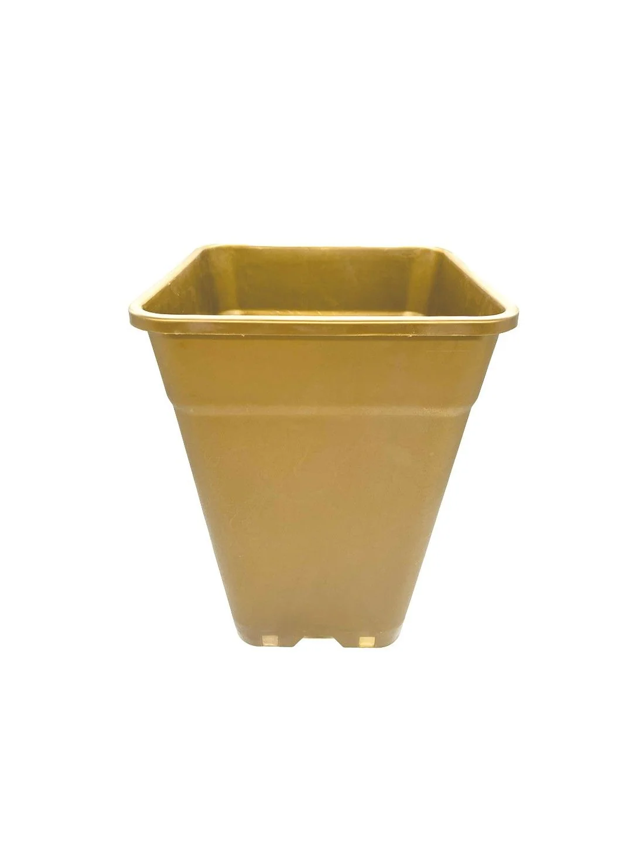 Maceta Cuadrada Dorada 18Lt 2