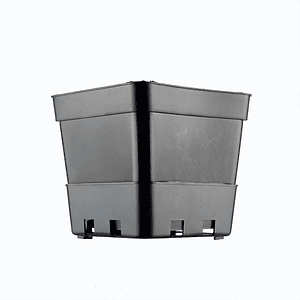 Maceta Cuadrada Negra 1.65Lt