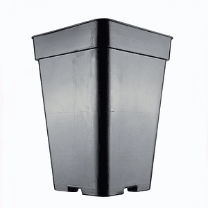 Maceta Cuadrada Negra 7Lt