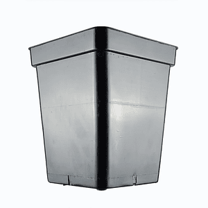 Maceta Cuadrada Negra 11Lt