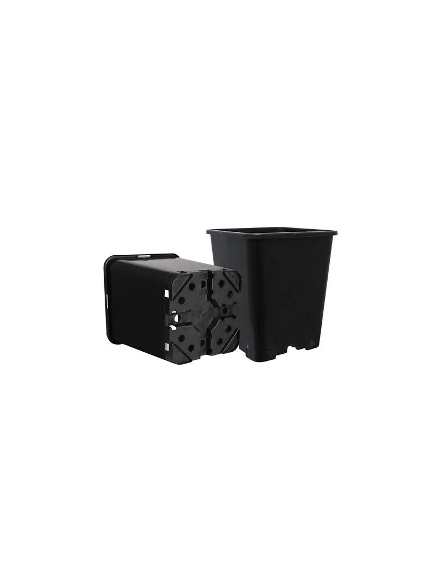 Pack Exterior Maceta Cuadrada Negra 11Lt X 6Und 1