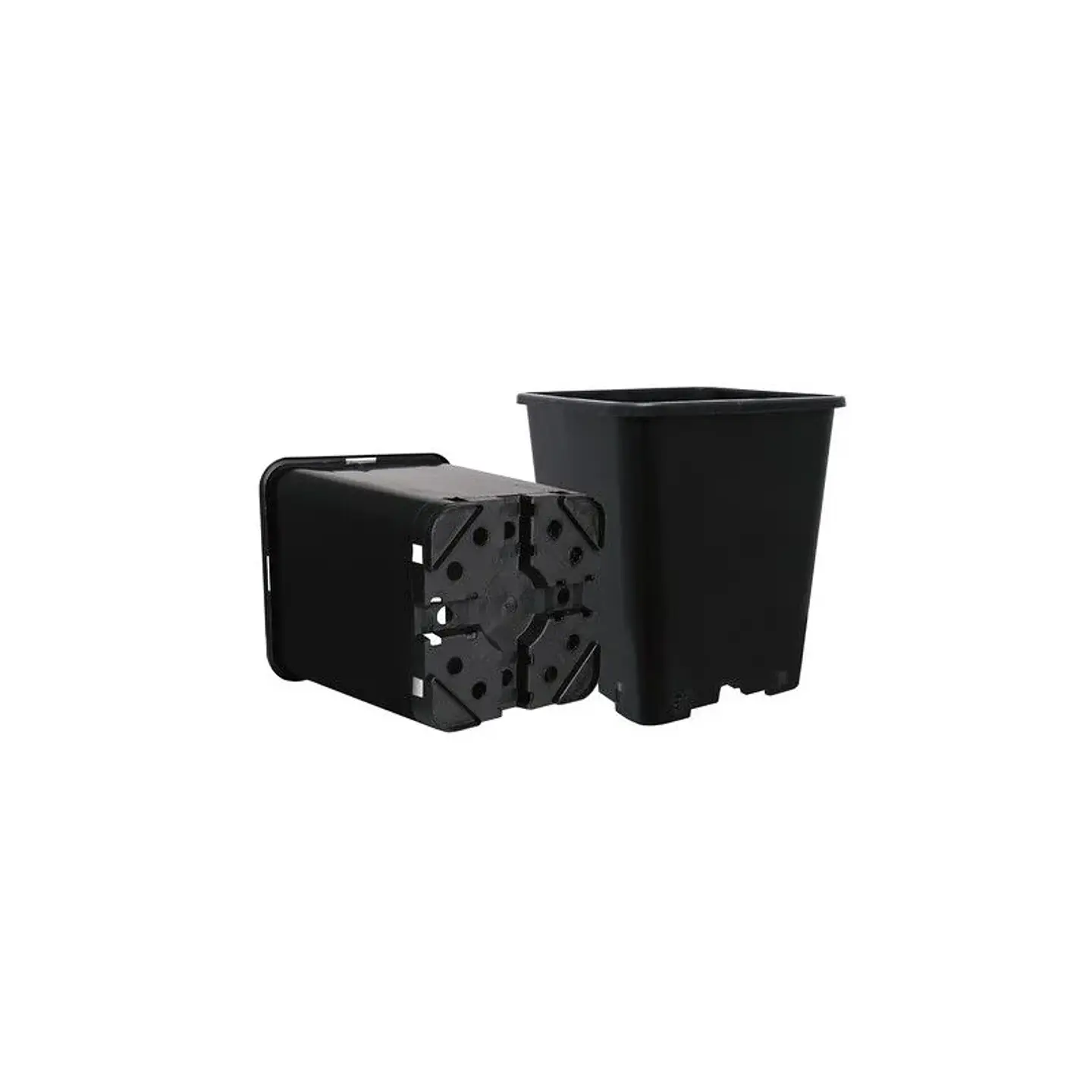 Pack Exterior Maceta Cuadrada Negra 11Lt X 6Und 1