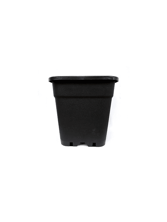 MACETA CUADRADA NEGRA 18LT 1