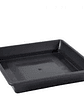PLATO CUADRADO NEGRO 11-18 LT - Miniatura 1