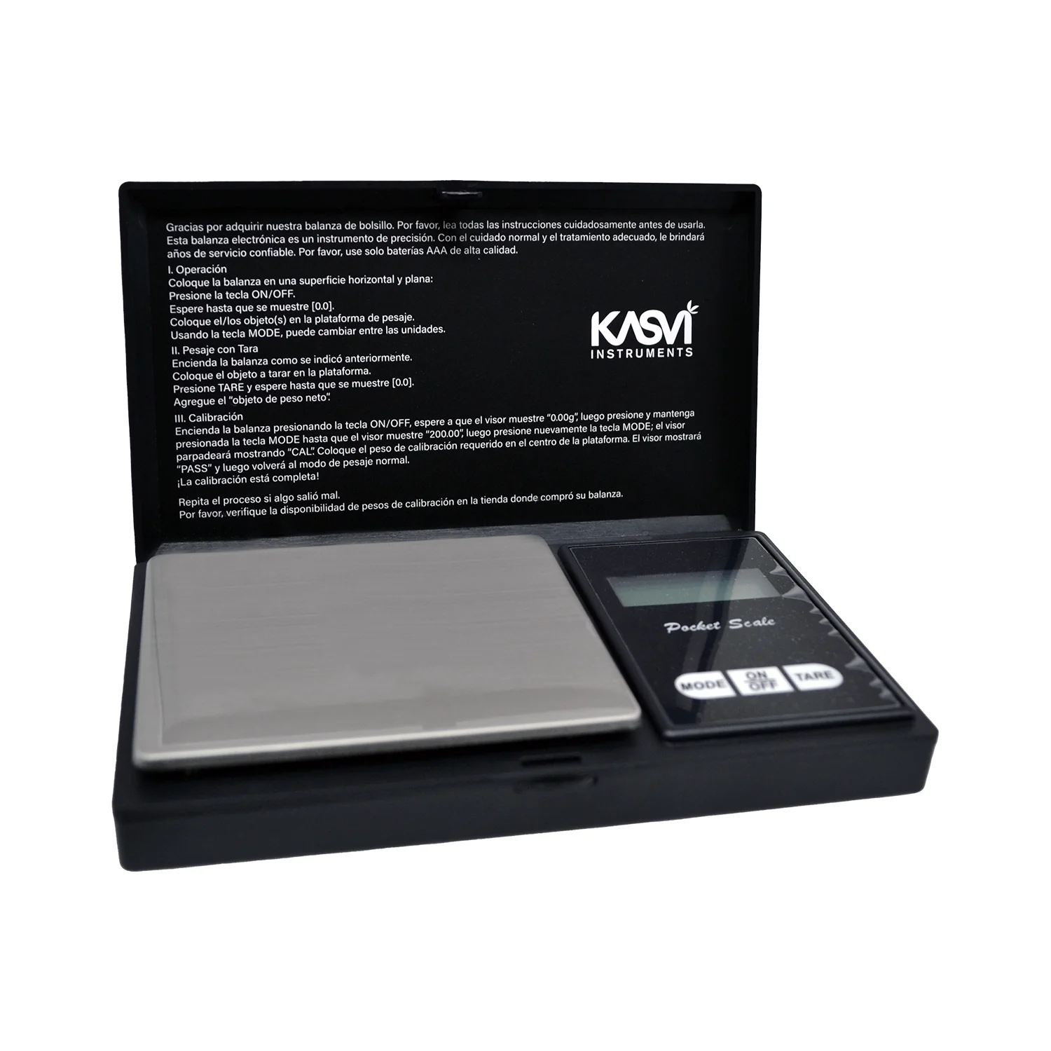 Balanza Gramera Mini Profesional 200/0,1Gr-Kasvi 3