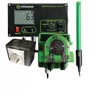 KIT CONTROLADOR AUTOMATICO PH Y BOMBA DOSIFICADORA-MILWAUKEE