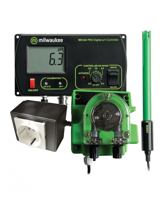 KIT CONTROLADOR AUTOMATICO PH Y BOMBA DOSIFICADORA-MILWAUKEE 1
