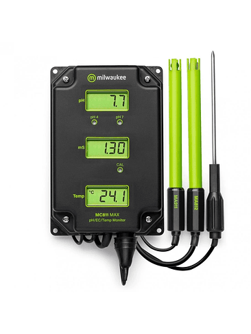 MEDIDOR DE MONITOREO CONTINUO PH/EC/TEMP-MILWAUKEE 3
