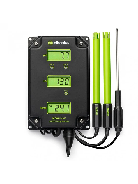 Medidor De Monitoreo Continuo Ph/Ec/Temp-Milwaukee 3