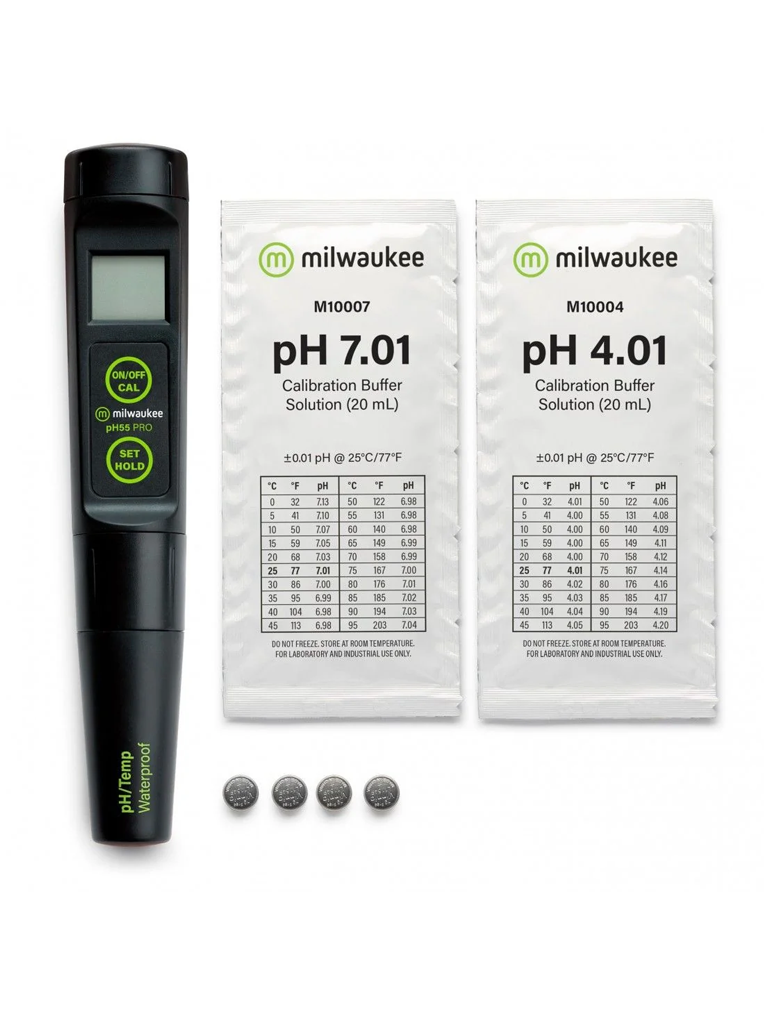 Ph55 Medidor Ph/Temp Waterproof -Milwaukee 1