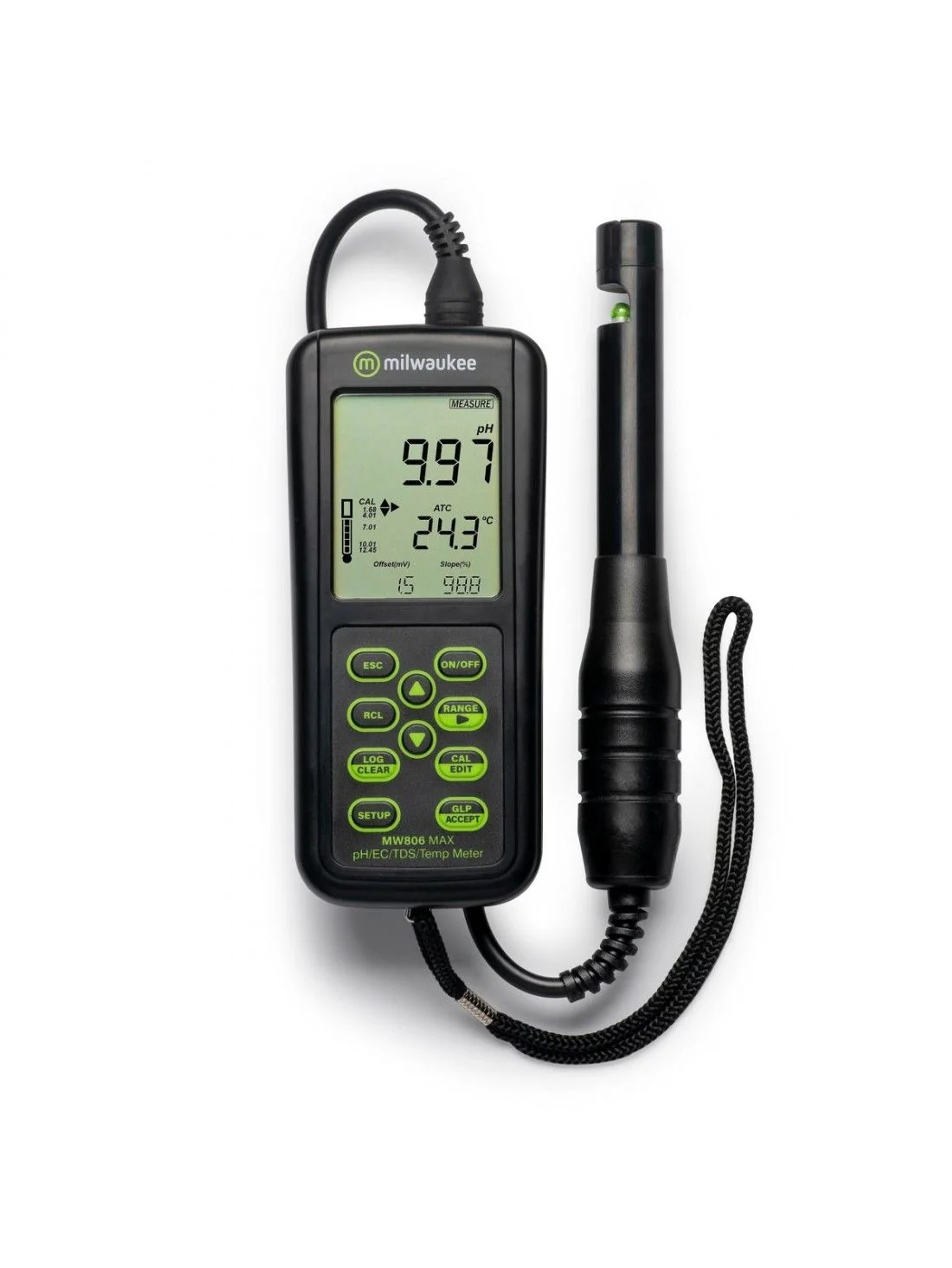 Medidor Pro Con Sonda Ph/Ec/Tds/Temp-Milwaukee 2