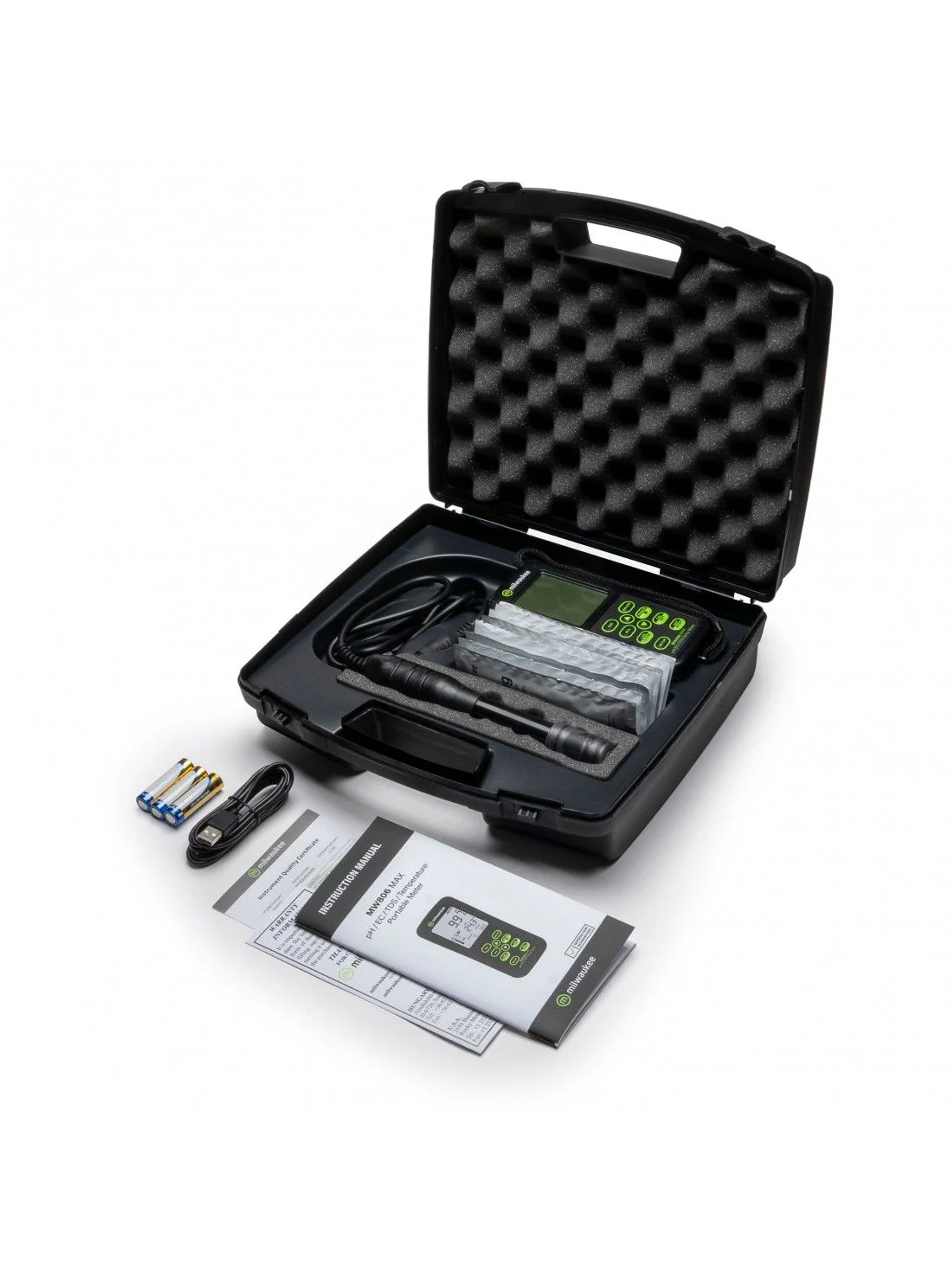 Medidor Pro Con Sonda Ph/Ec/Tds/Temp-Milwaukee 3