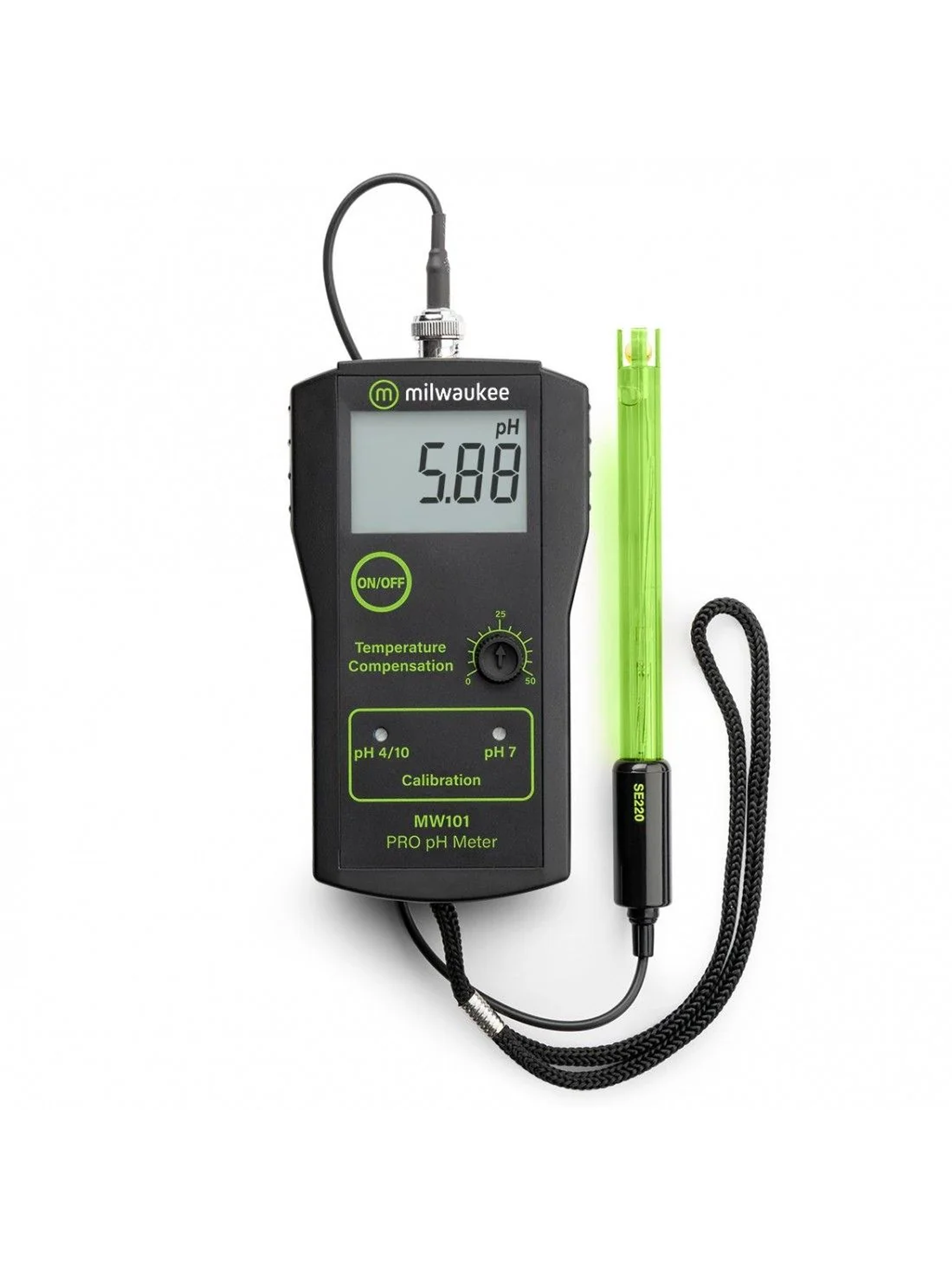 Medidor Pro Con Sonda Ph De Suelo-Milwaukee 2
