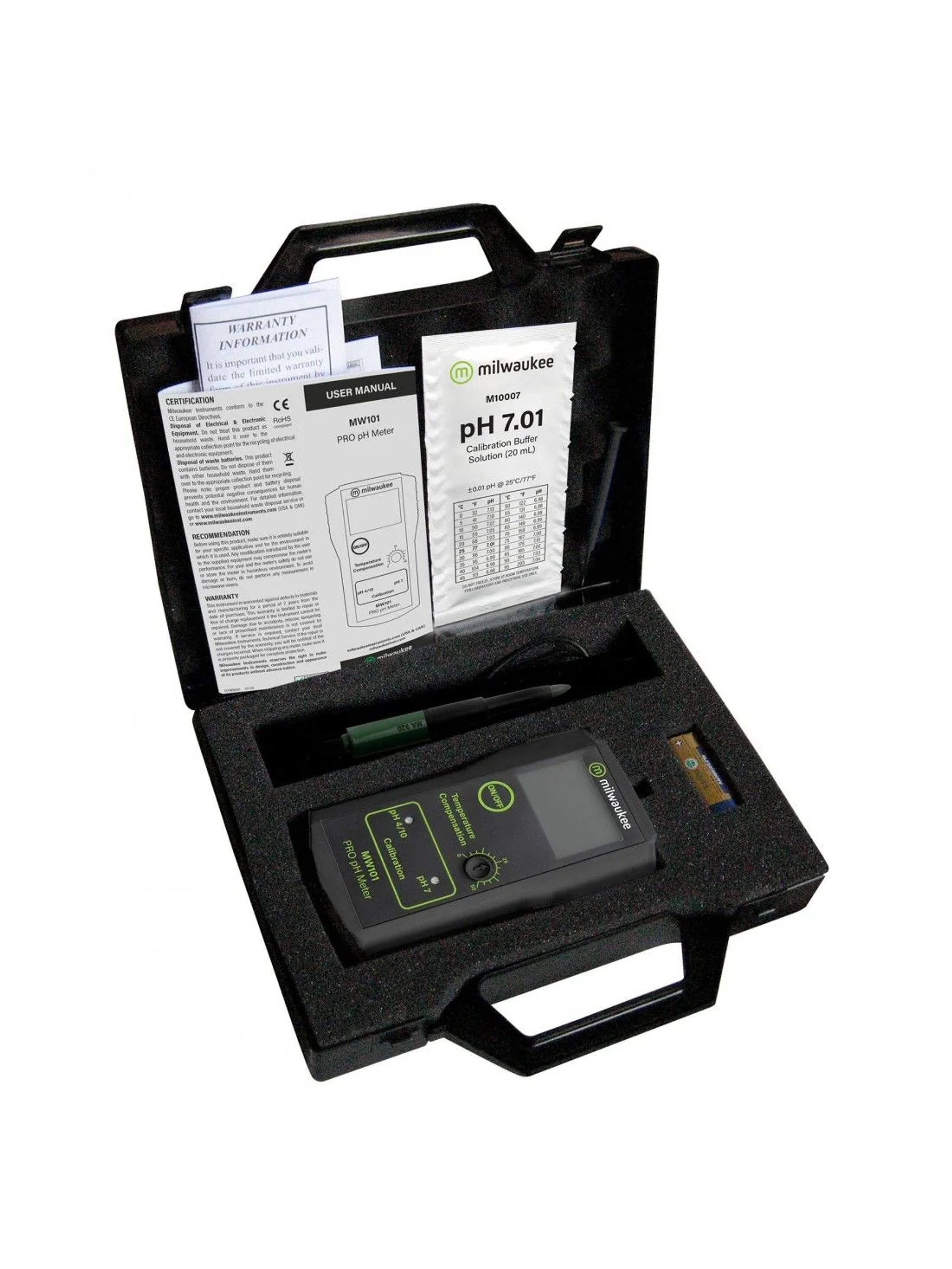 Medidor Pro Con Sonda Ph De Suelo-Milwaukee 3