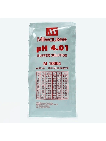 LIQUIDO CALIBRADOR PH 4.01 20ML-MILWAUKEE 1