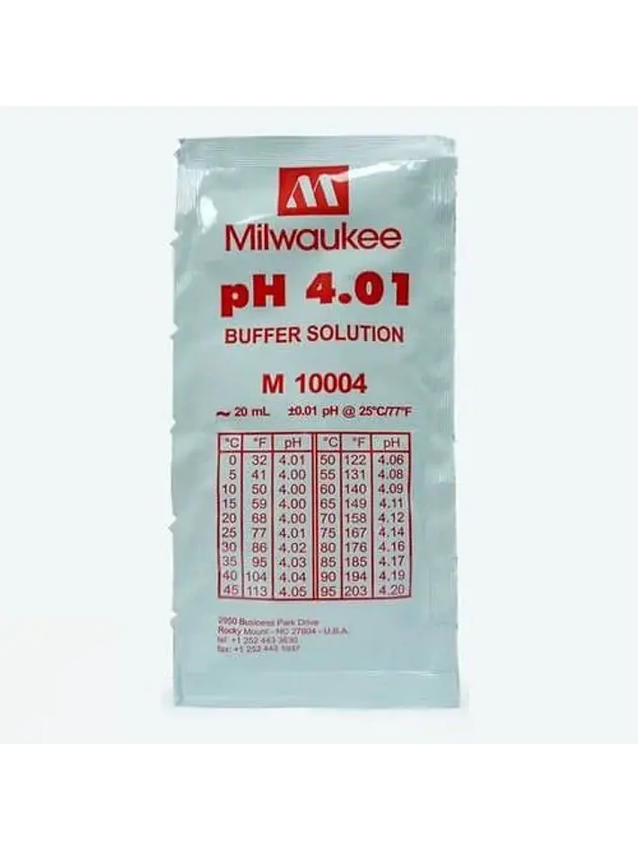 Liquido Calibrador Ph 4.01 20Ml-Milwaukee 1