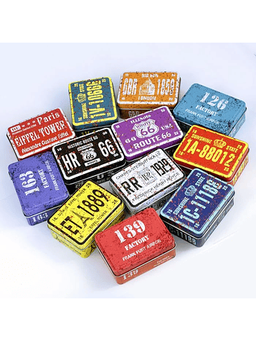 CONTENEDOR METÁLICO 8CM - DISEÑOS VARIADOS 2