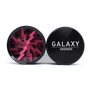 LIGHTNING GRINDER RED 63MM-GALAXY