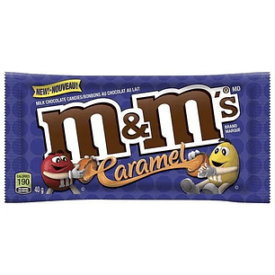 M&M'S CARAMEL CHOCOLATE CANDY 40 GR