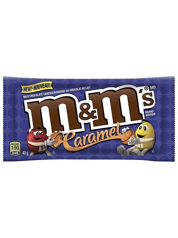 M&M'S CARAMEL CHOCOLATE CANDY 40 GR 1