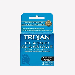 PACK 3 CONDÓN TROJAN CLÁSICO