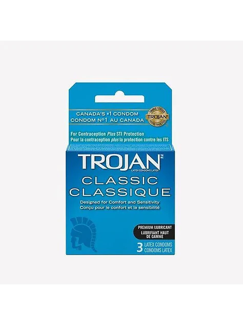 Pack 3 Condón Trojan Clásico 1