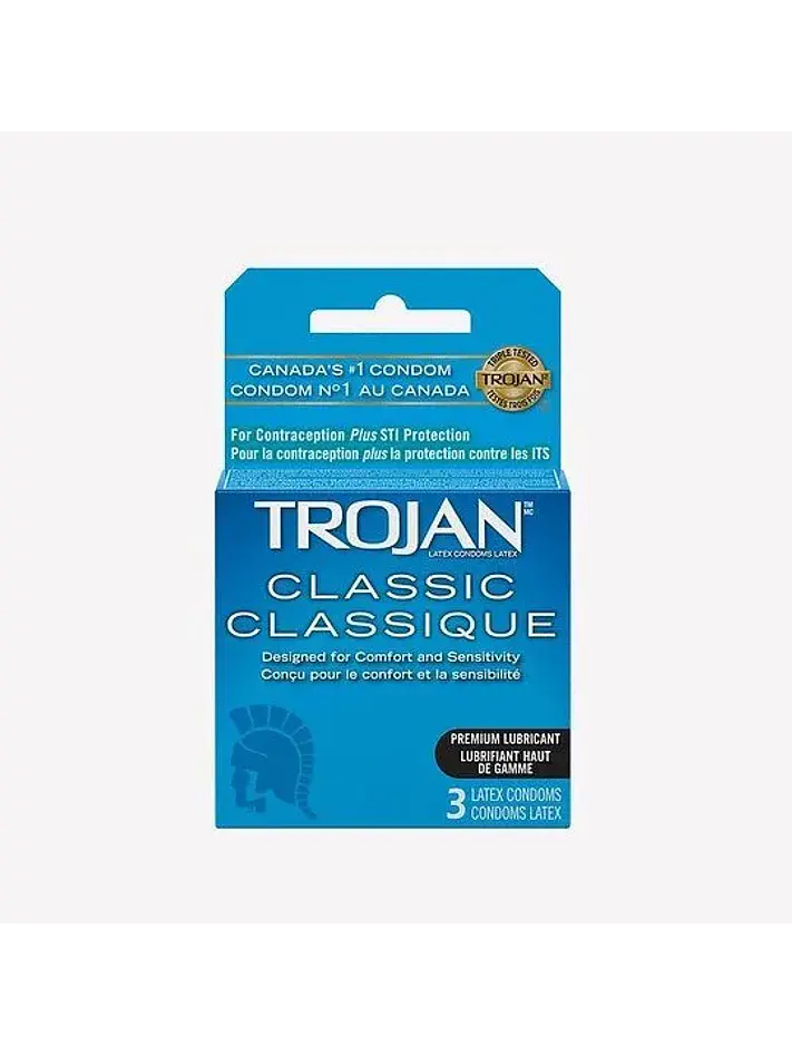 Pack 3 Condón Trojan Clásico 1
